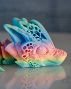 Butterfly Dragon - 3D Printed Articulated Pastel Fantasy Decor