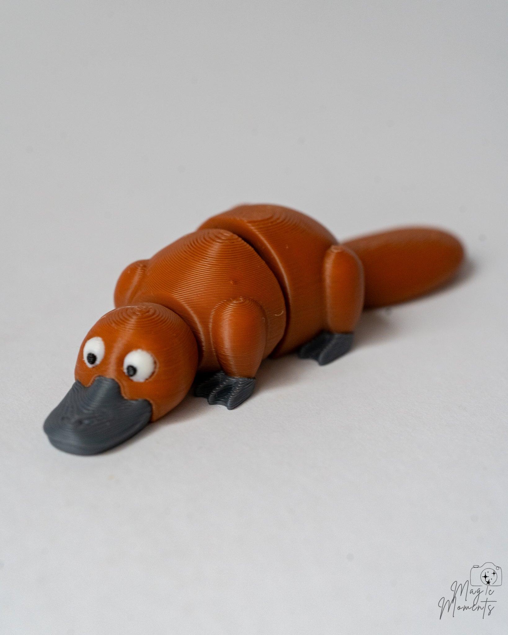 platypus figurine 3d printed woodland animal
