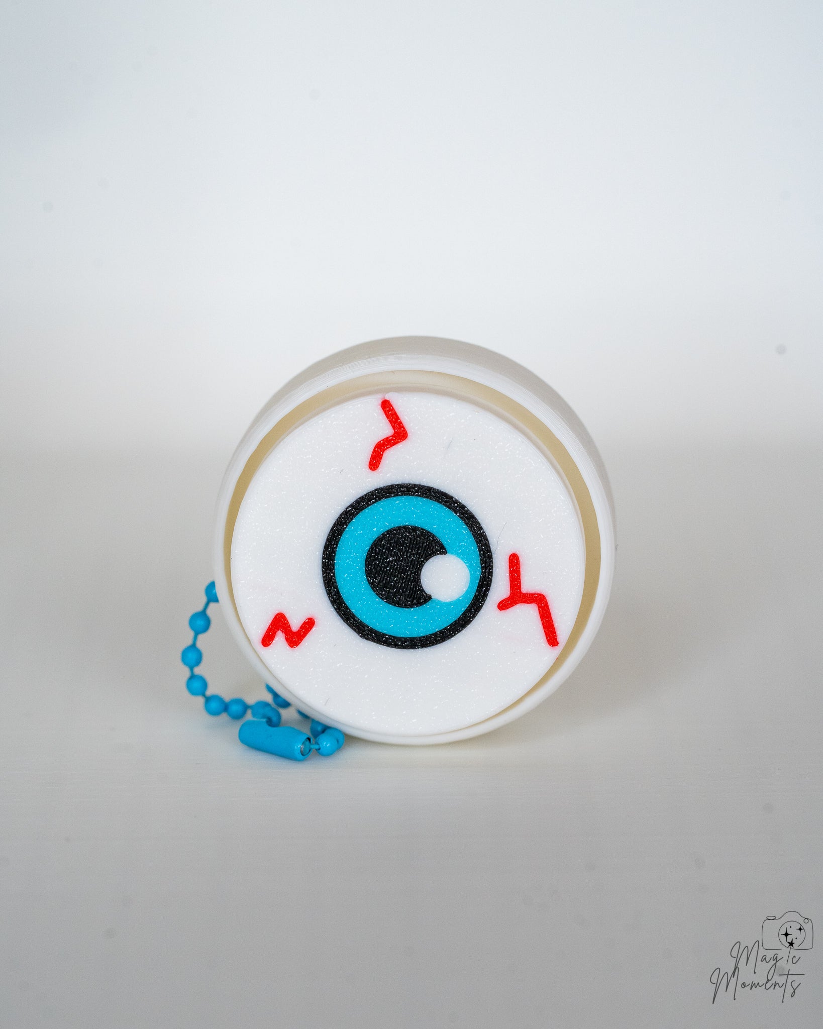 eyeball sensory clicker keychain