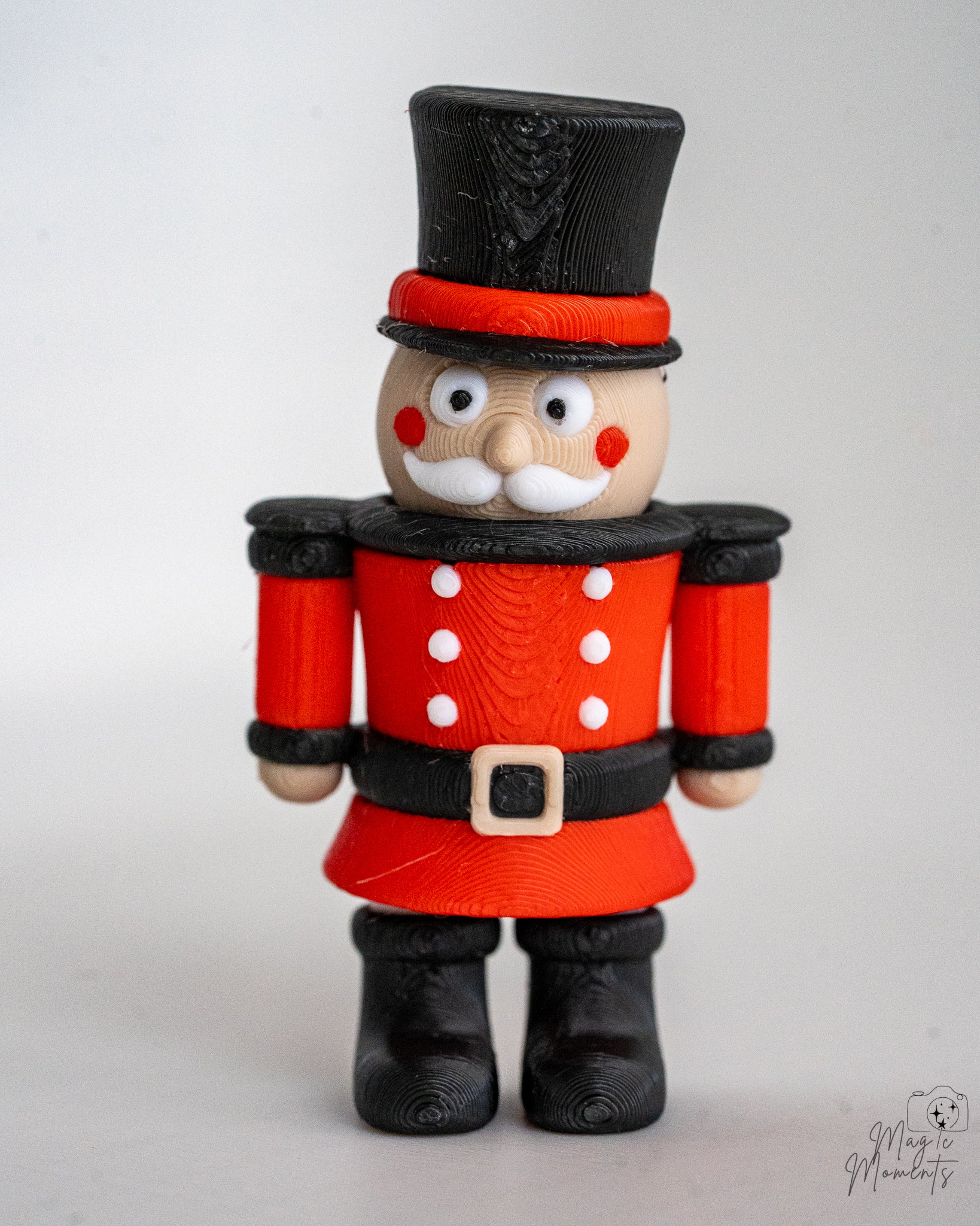 mini nutcracker figurine 3d printed