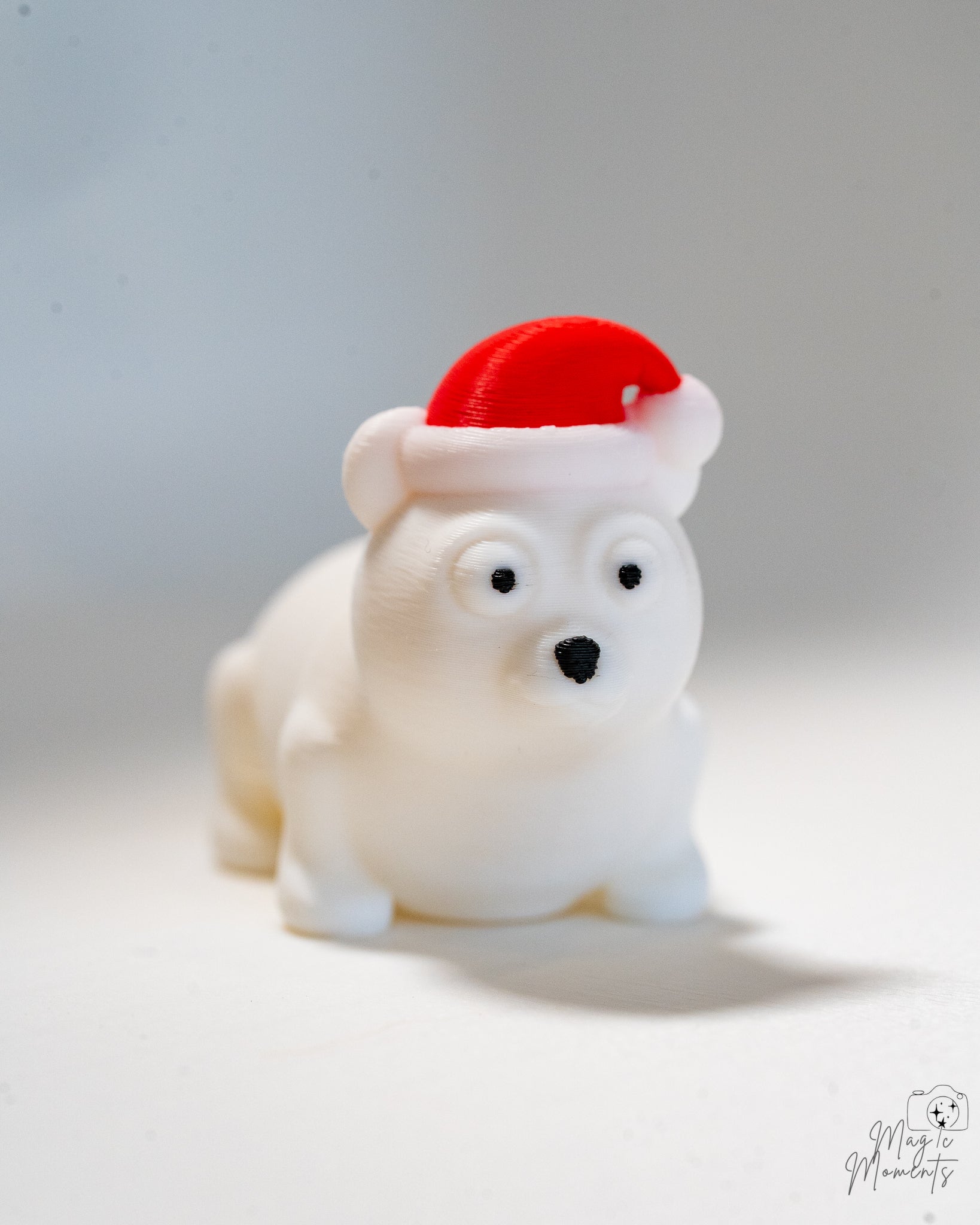 polar bear figurine 3d printed