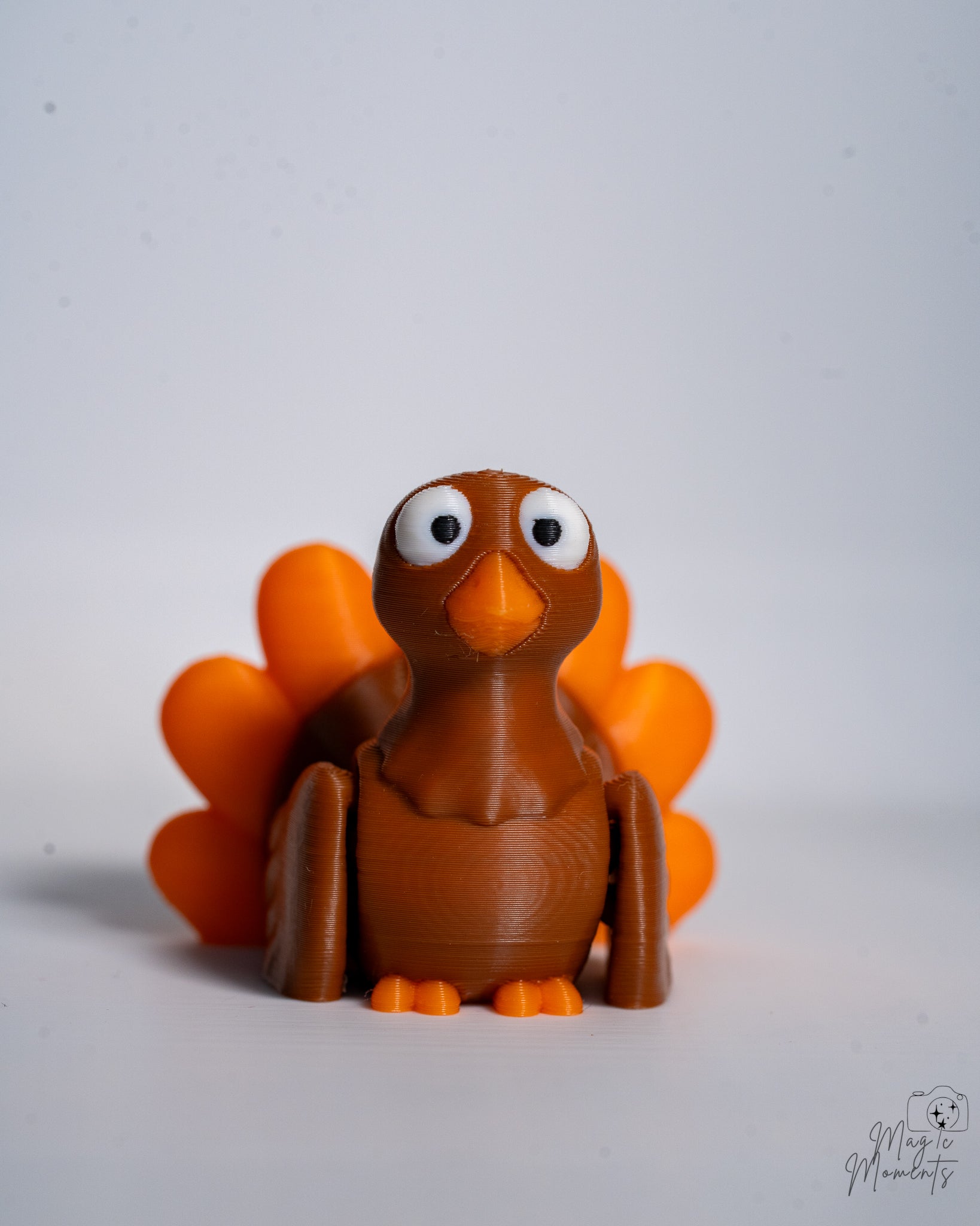 turkey figurine 3d printed farm bird decor