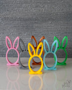 Easter bunny egg holder display in multiple colours