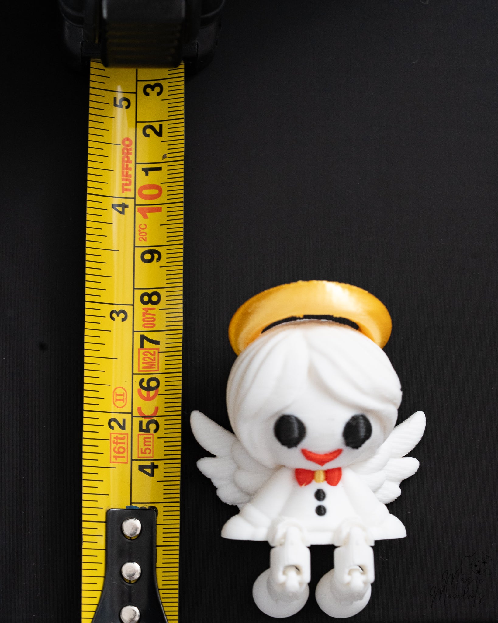 Articulated Christmas Angel Figures - Festive Shelf Sitting Decorations