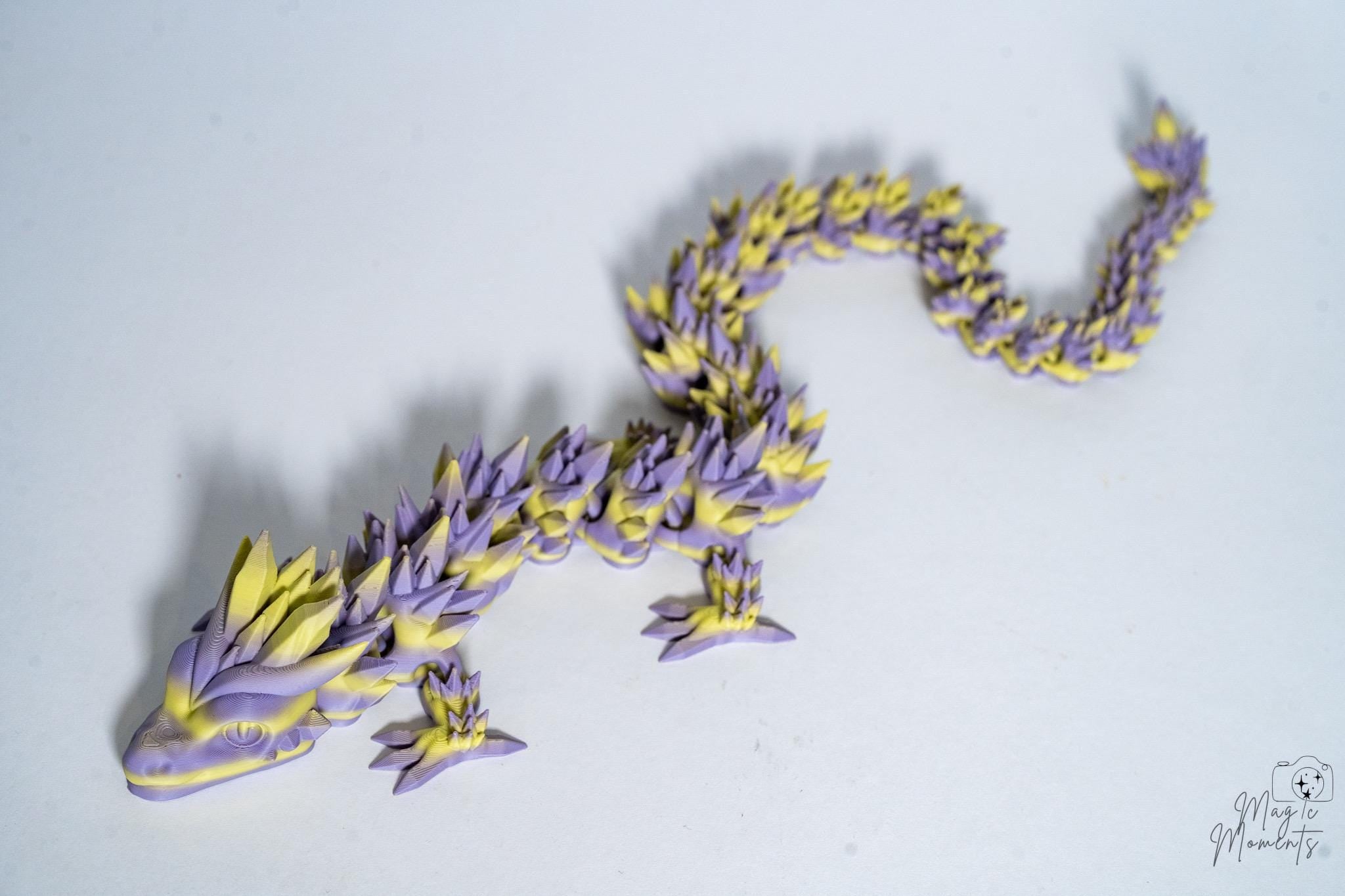 Purple and yellow Articulated dragon