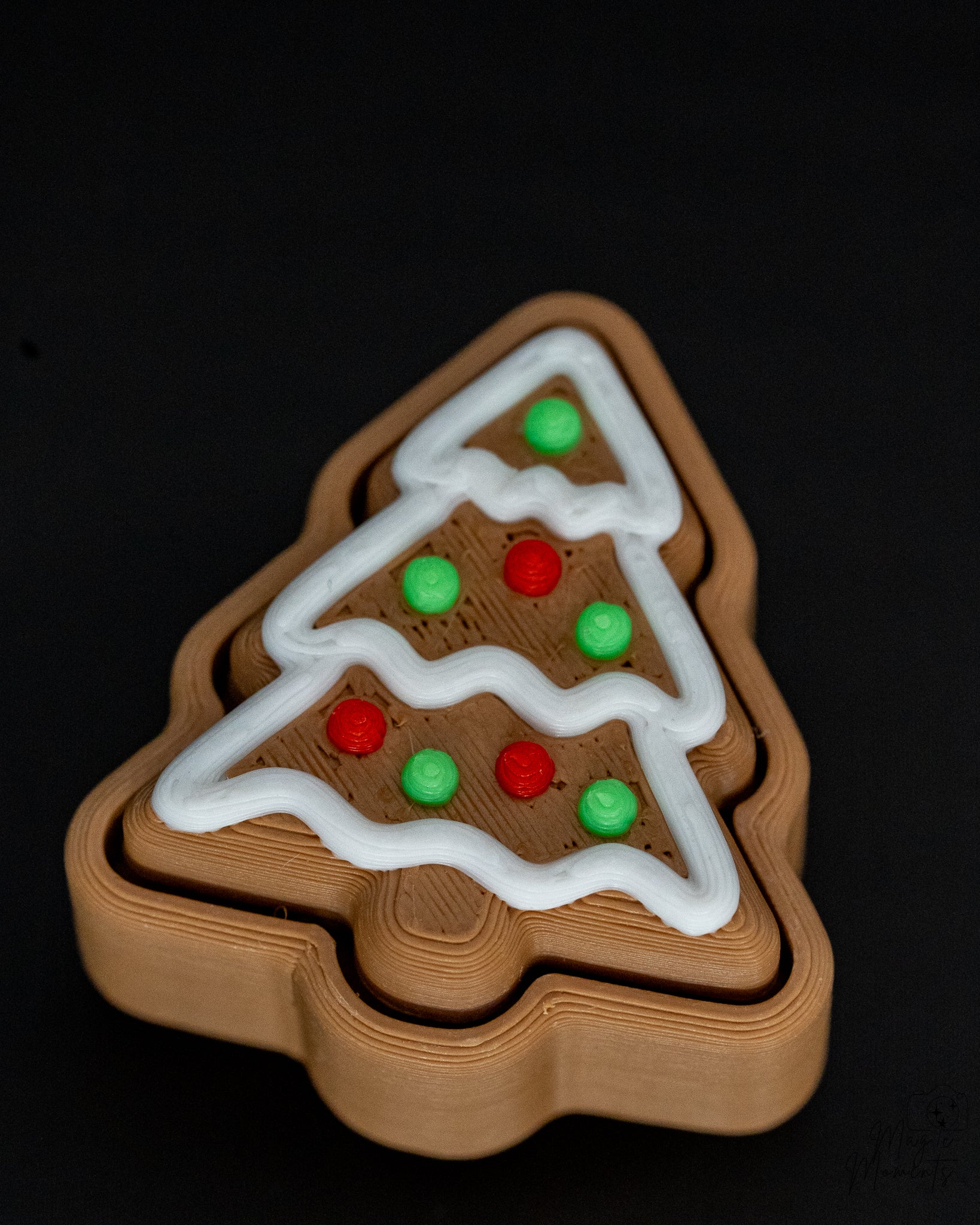 christmas tree gingerbread clicker fidget