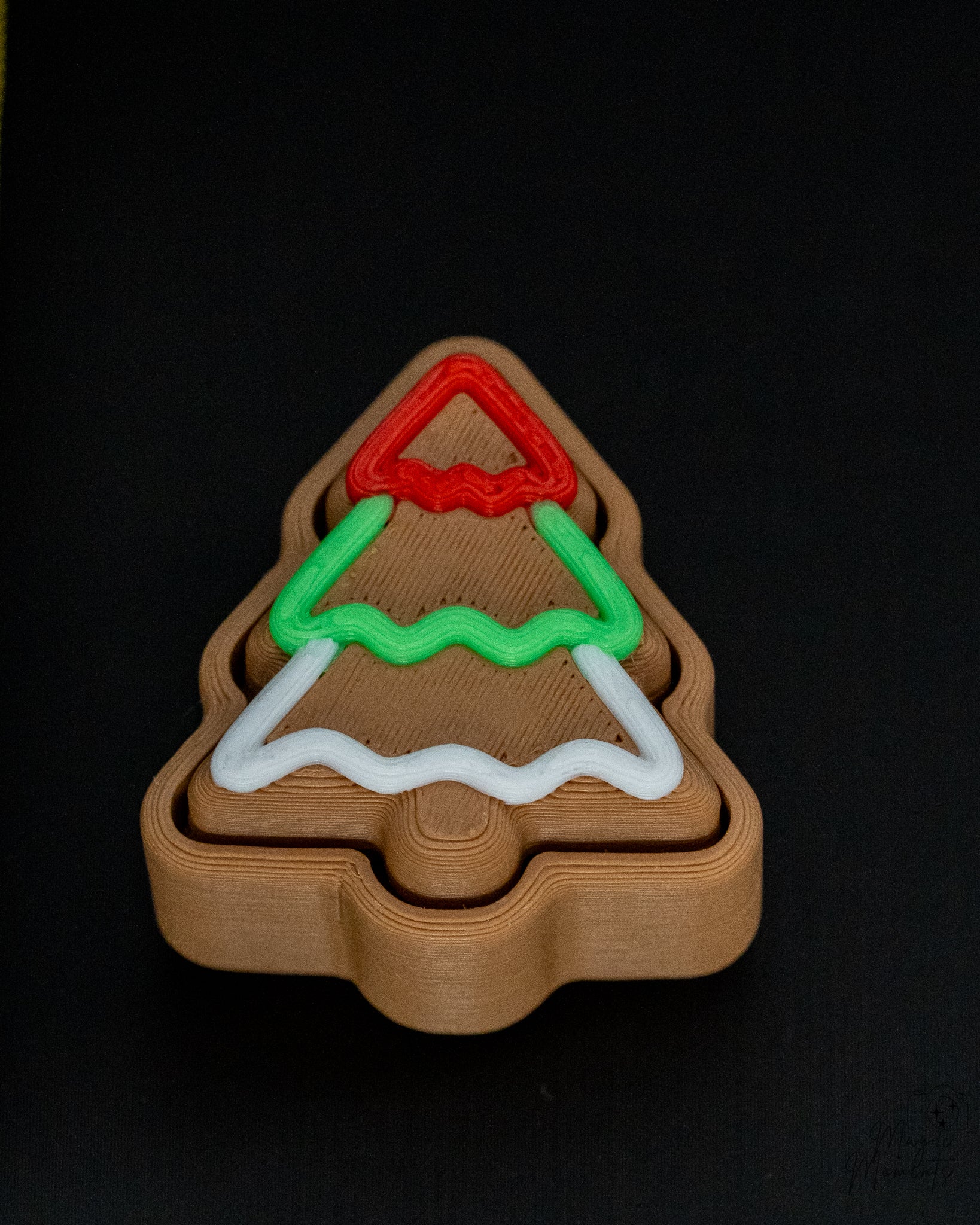 christmas tree gingerbread clicker fidget