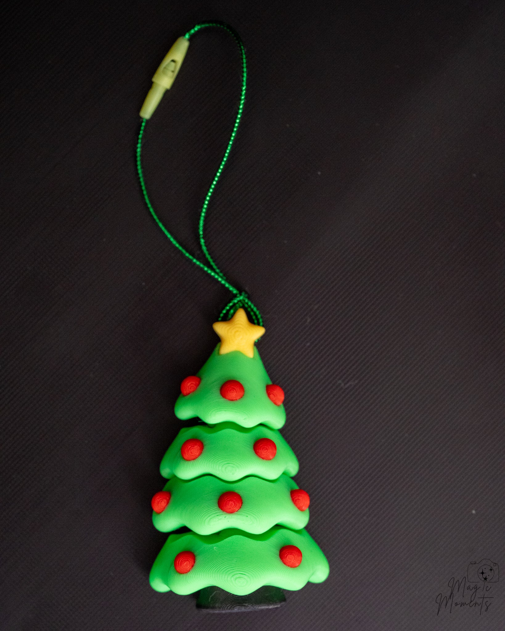 Christmas tree ornament with colourful festive details