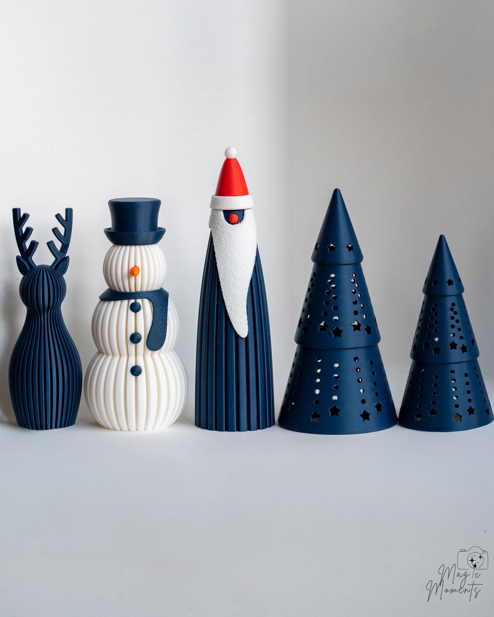modern christmas decor set