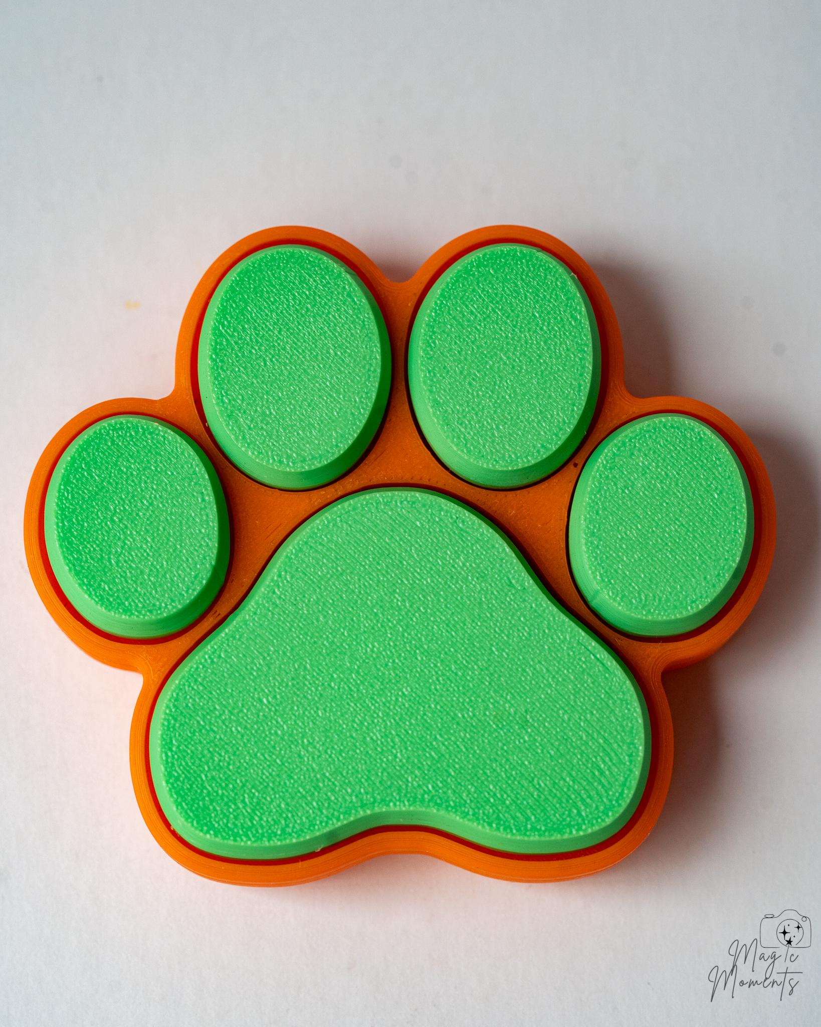 Paw Clicker - Animal Paw Fidget Keychain