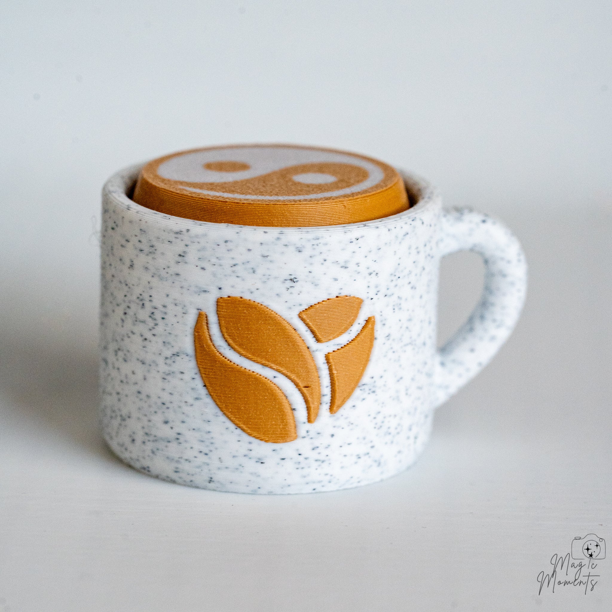 Coffee Cup Clickers - Cute 3D Printed Keychain Decorations