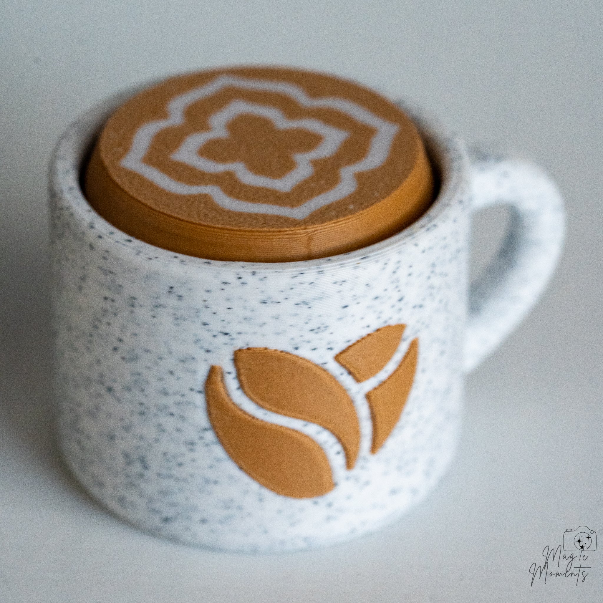 Coffee Cup Clickers - Cute 3D Printed Keychain Decorations