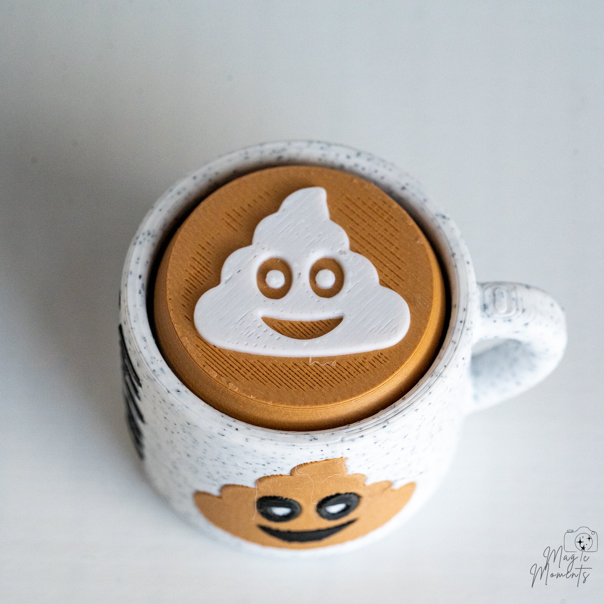 Coffee Cup Clickers - Cute 3D Printed Keychain Decorations