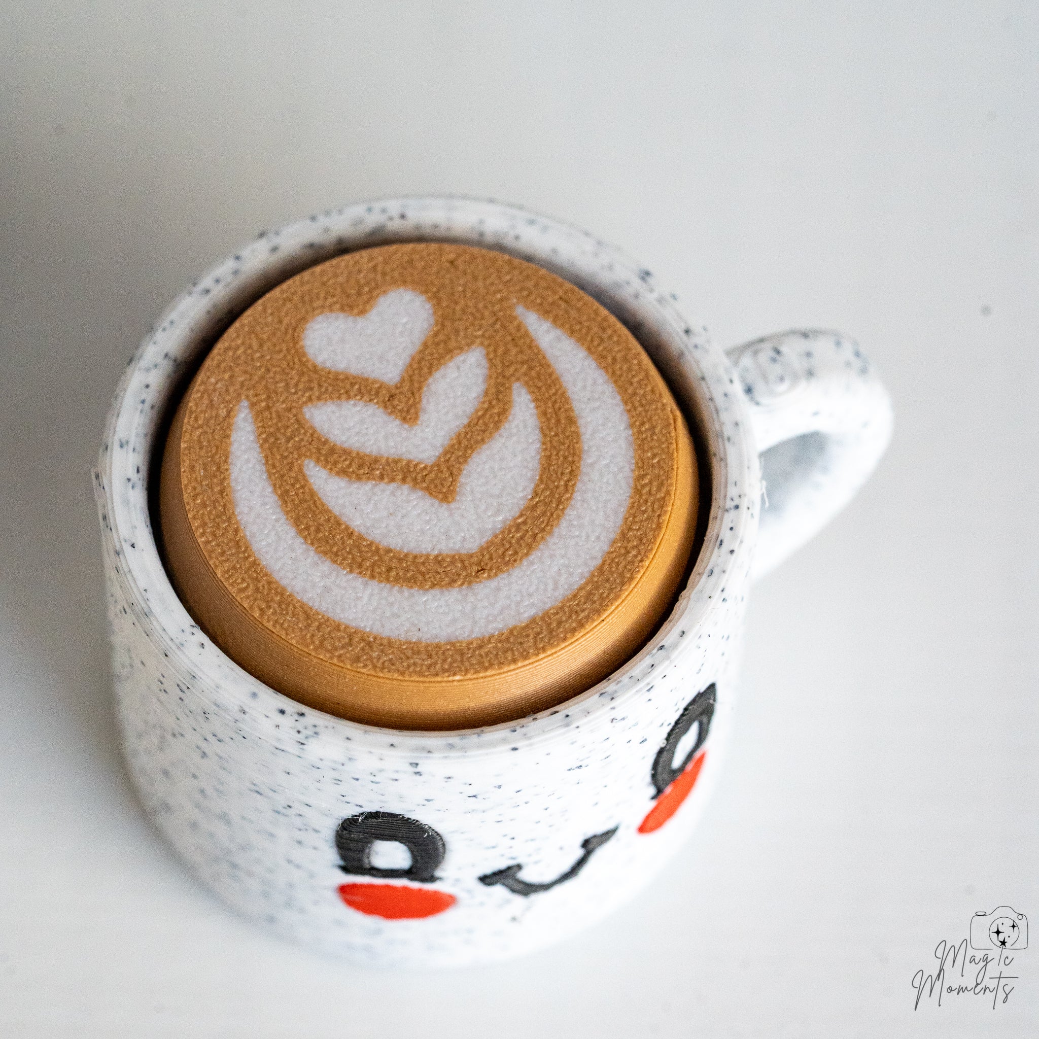 Coffee Cup Clickers - Cute 3D Printed Keychain Decorations