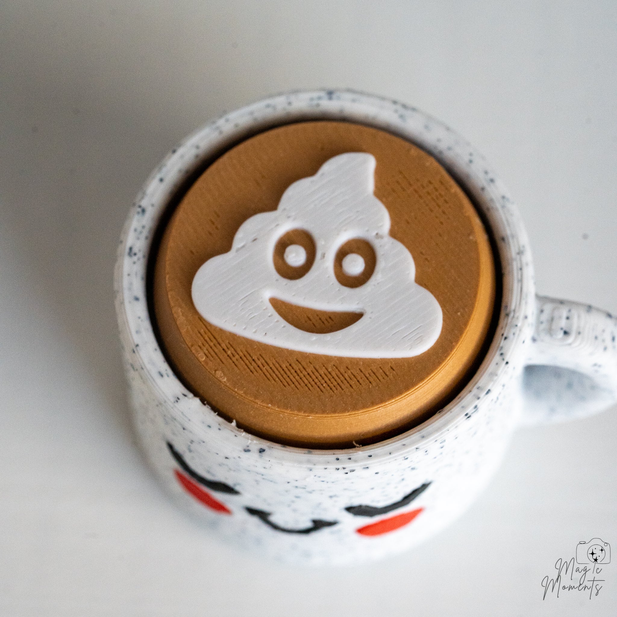 Coffee Cup Clickers - Cute 3D Printed Keychain Decorations