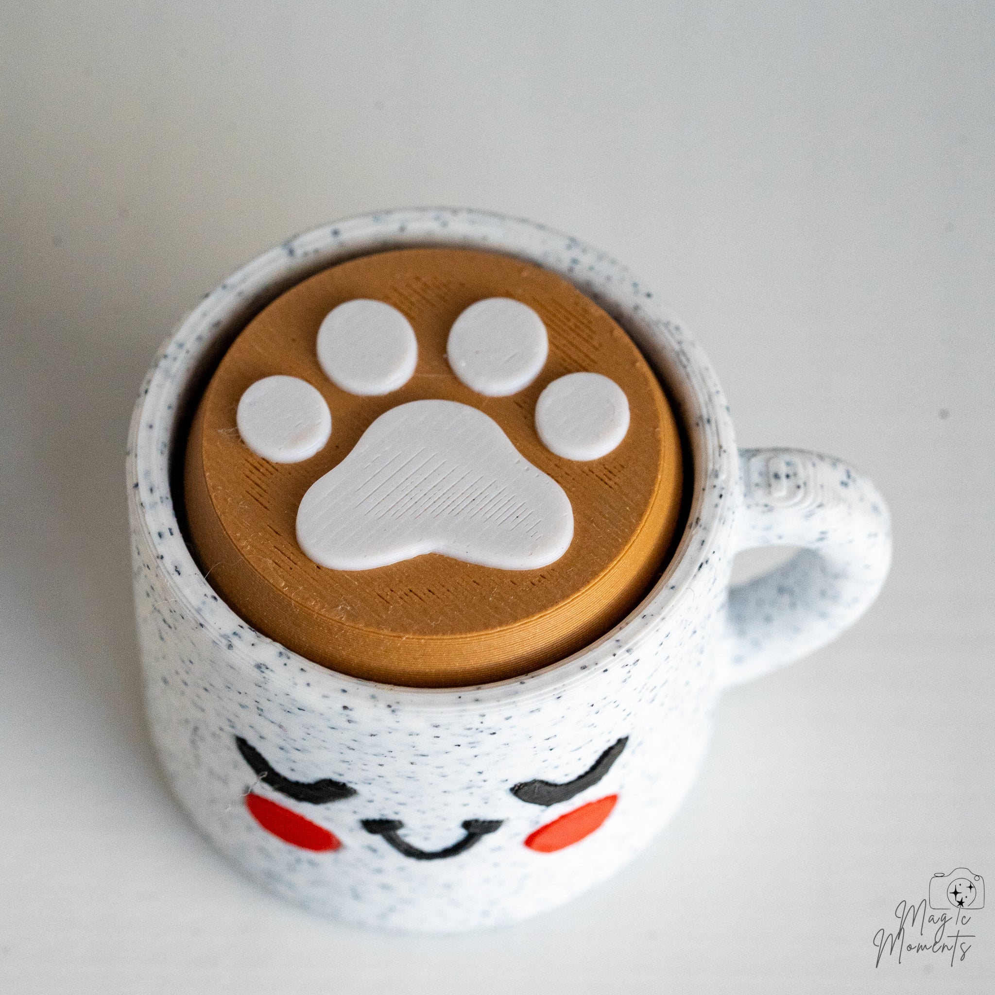 Coffee Cup Clickers - Cute 3D Printed Keychain Decorations