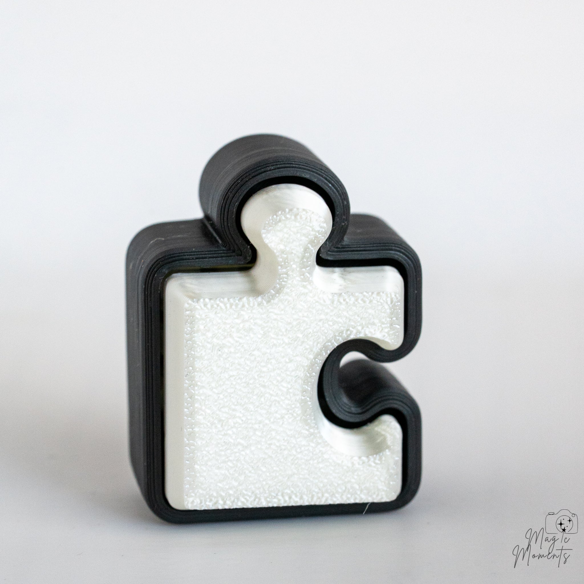 white puzzle piece clicker