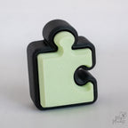 mint green puzzle piece clicker