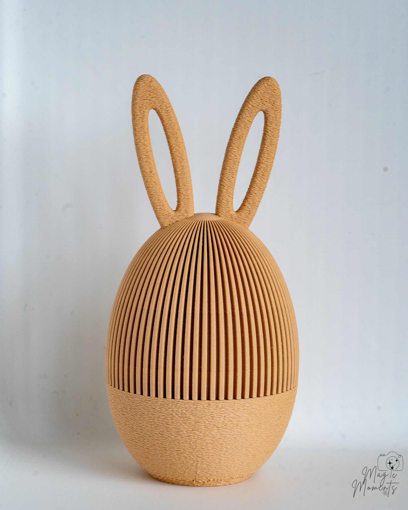 Bunny Egg Container - 3D Printed Easter Rabbit Treat Holder Decor
