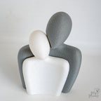 Modern Couple Sculpture Minimalist Love Figure Abstract Decor Romantic Gift
