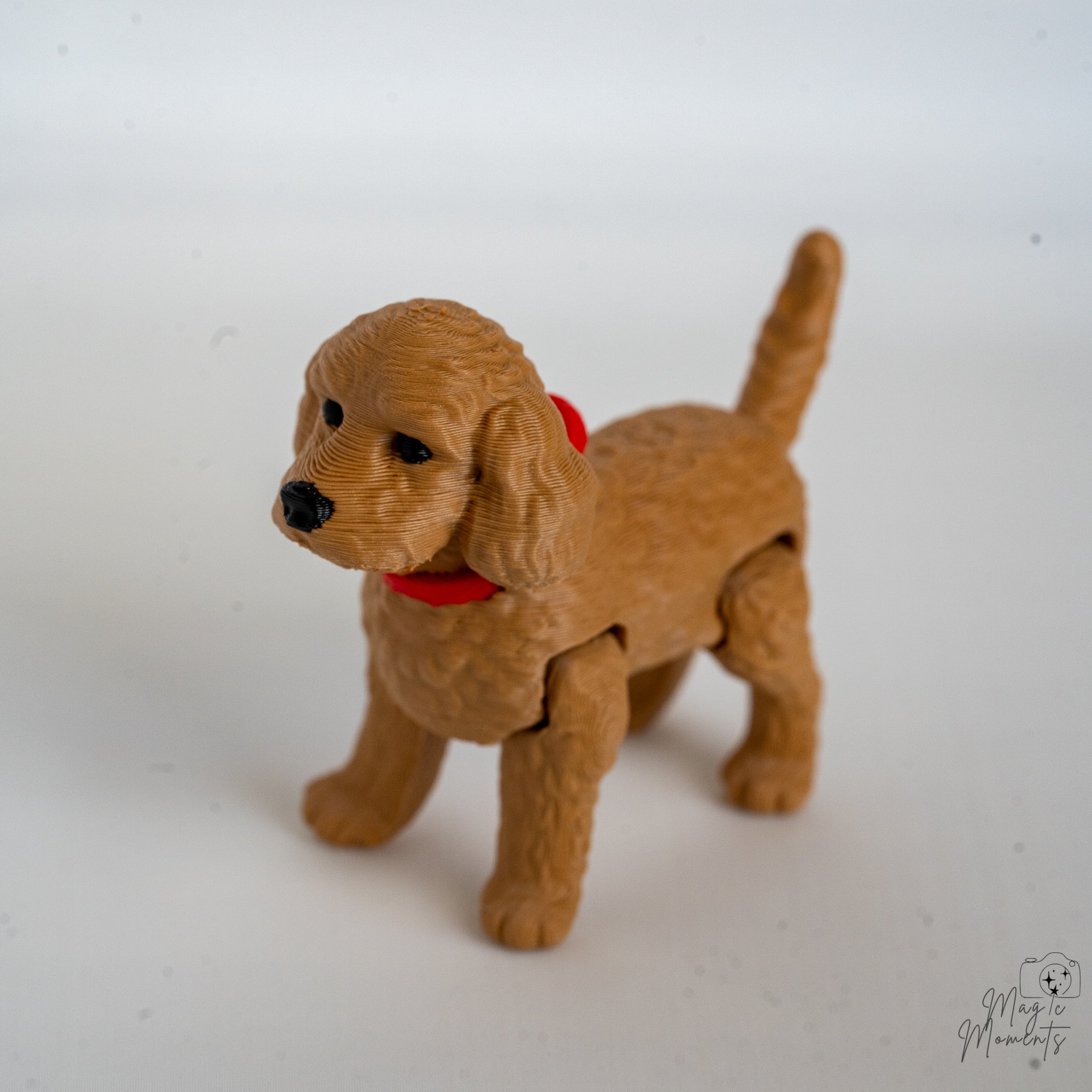 cute cockapoo dog figurine 3d printed puppy decor