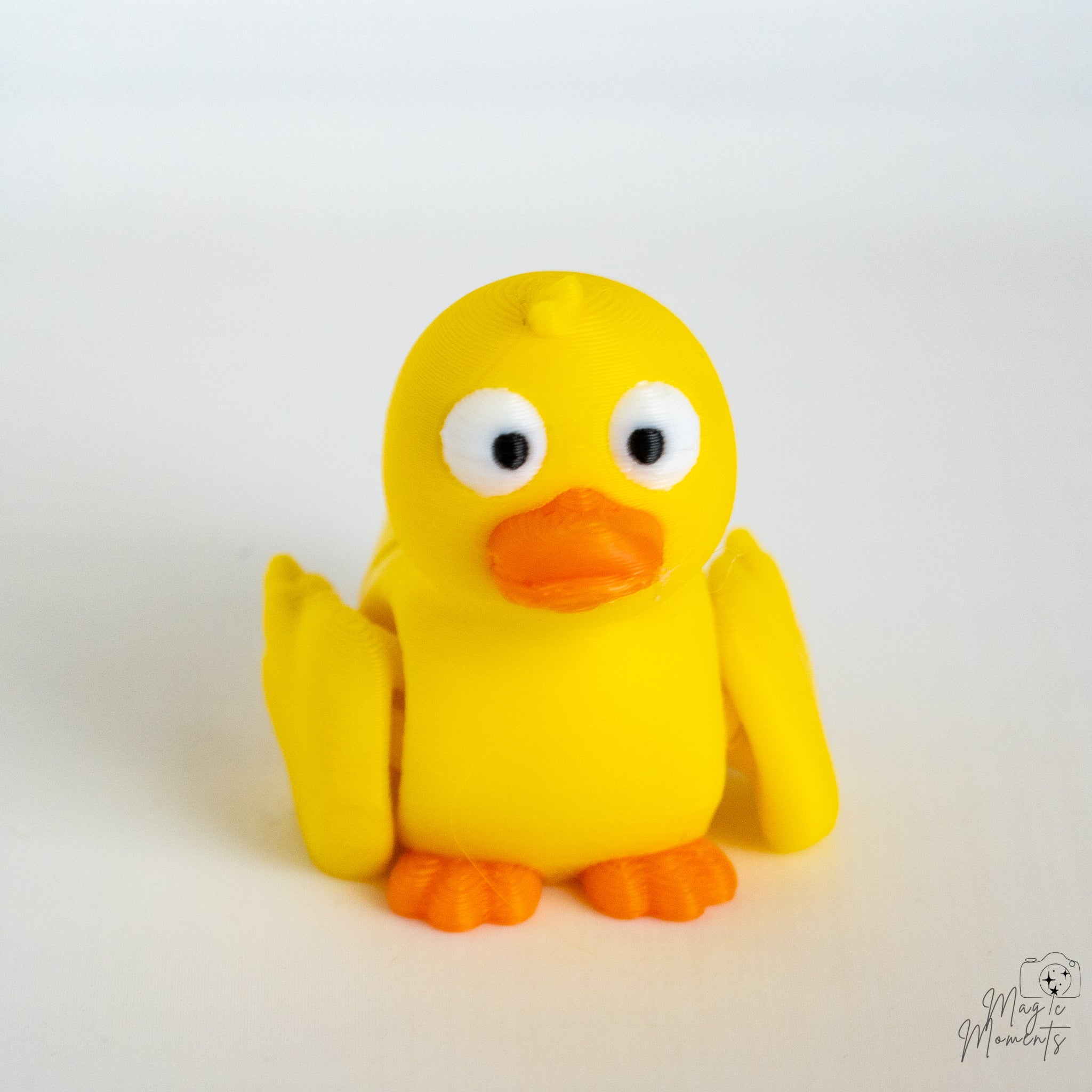 duck figurine 3d printed cute bird