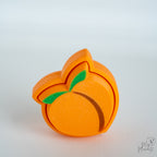 peach keychain 3d printed emoji clicker