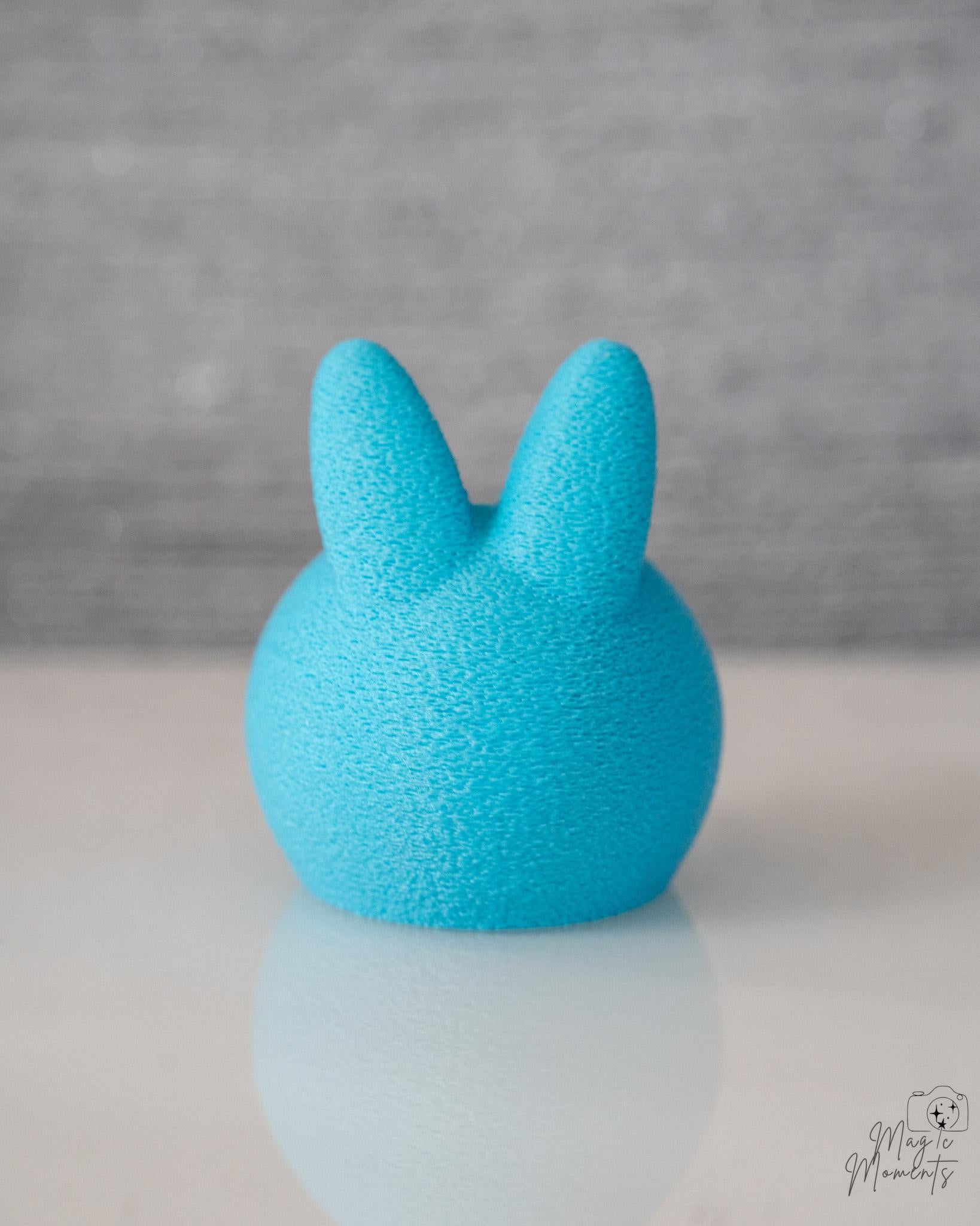 blue bunny tealight holder
