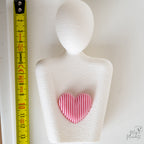 Heart Figurine Modern Love Sculpture Romantic Gift Minimalist Home Decor