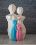 Abstract family sculpture set