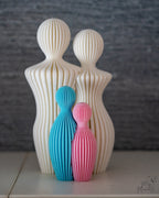 Abstract family sculpture set