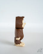 Sasquatch figure viewed from side
