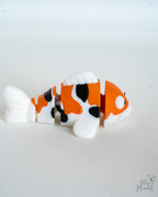 Articulated Fish Set - Koi, Salmon & Clownfish 3D Printed Decor