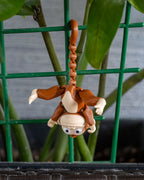 Articulated Monkey Set - 3D Printed Monkey Figurines with Tree Stump
