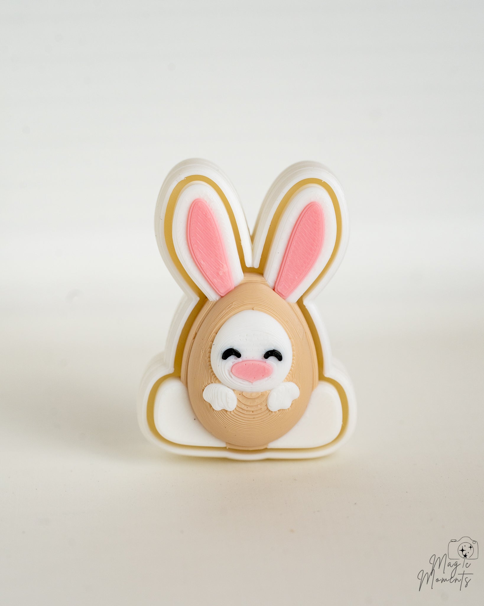Easter Bunny Clicker - Rabbit Fidget Keychain