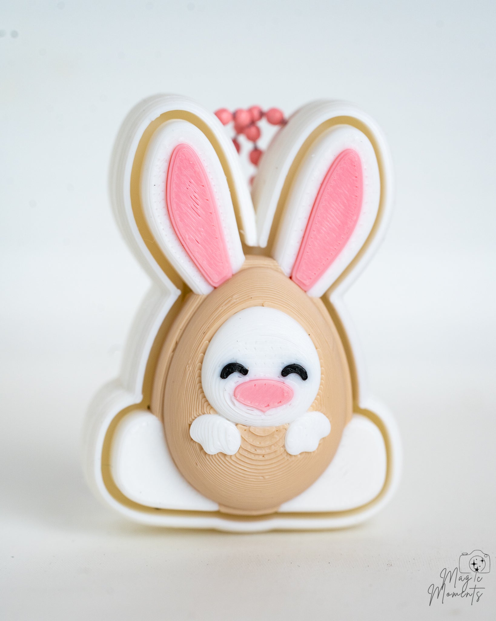 Easter Bunny Clicker - Rabbit Fidget Keychain