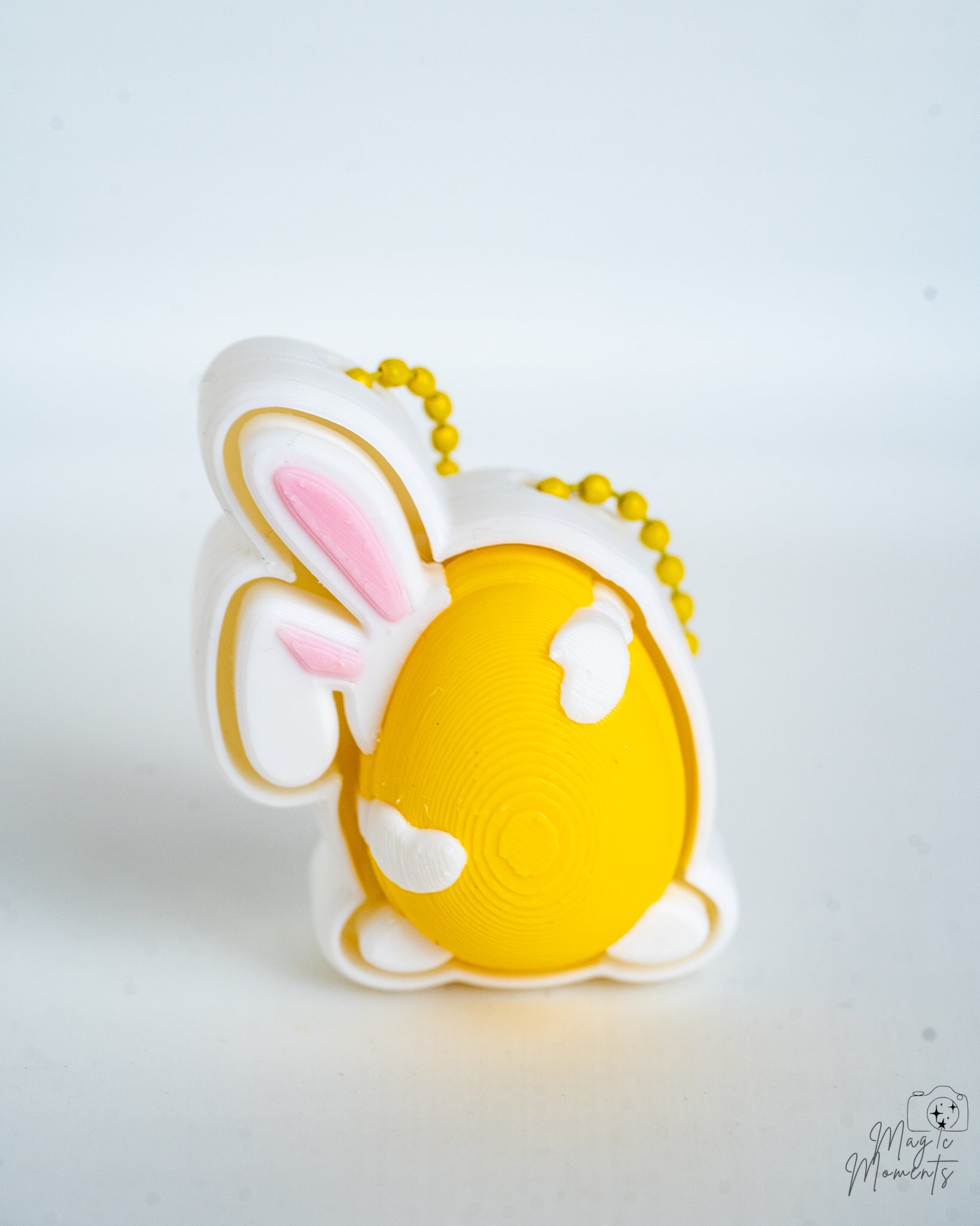 Easter Bunny Clicker - Rabbit Fidget Keychain
