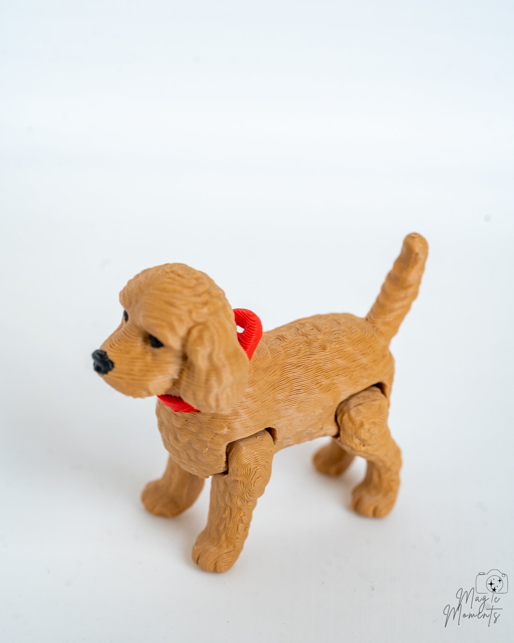 3d printed cockapoo profile view decorative dog figure