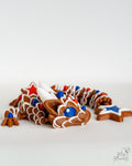 gingerbread star dragon 3d printed articulated fantasy creature