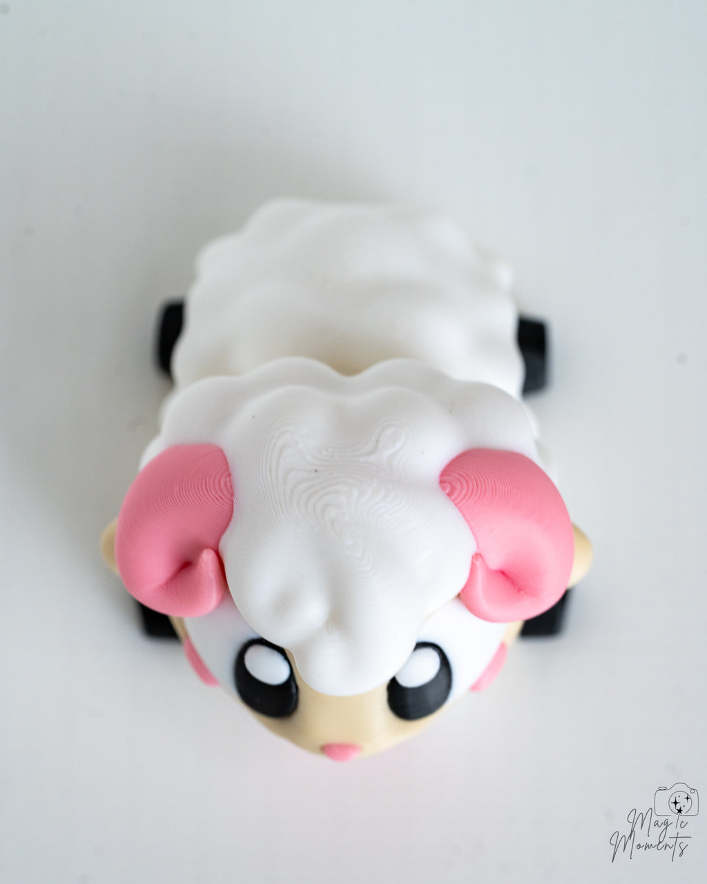 Sheep figure viewed from above