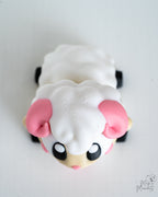 Sheep figure viewed from above