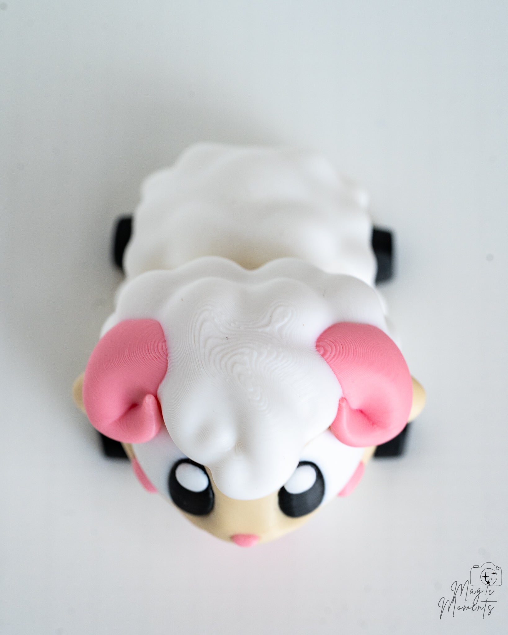 Sheep figure viewed from above