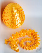 Fantasy dragon with dragon egg