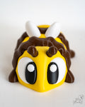 Articulated Bee Figurine - Cute Bumblebee Decor