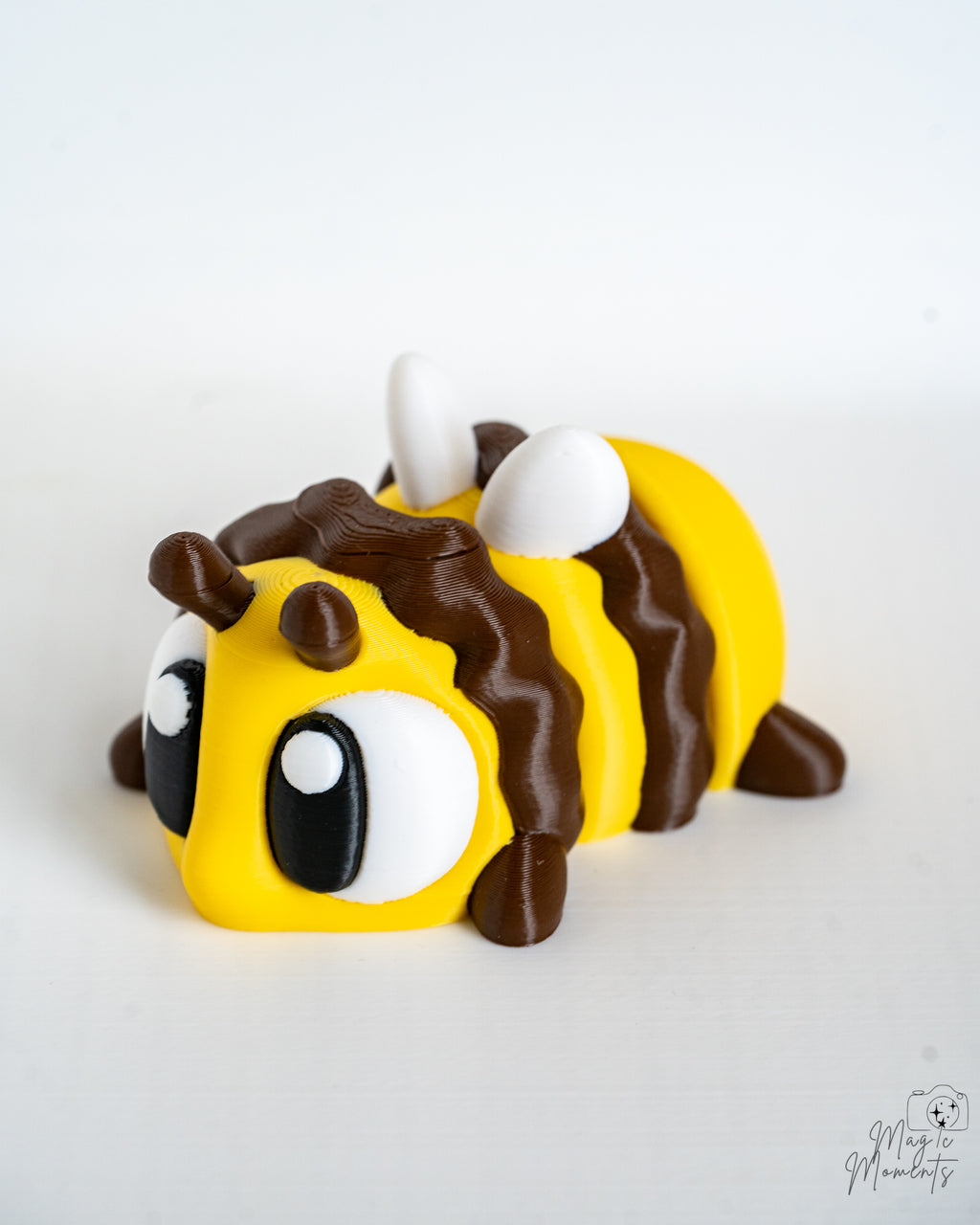 Articulated Bee Figurine - Cute Bumblebee Decor
