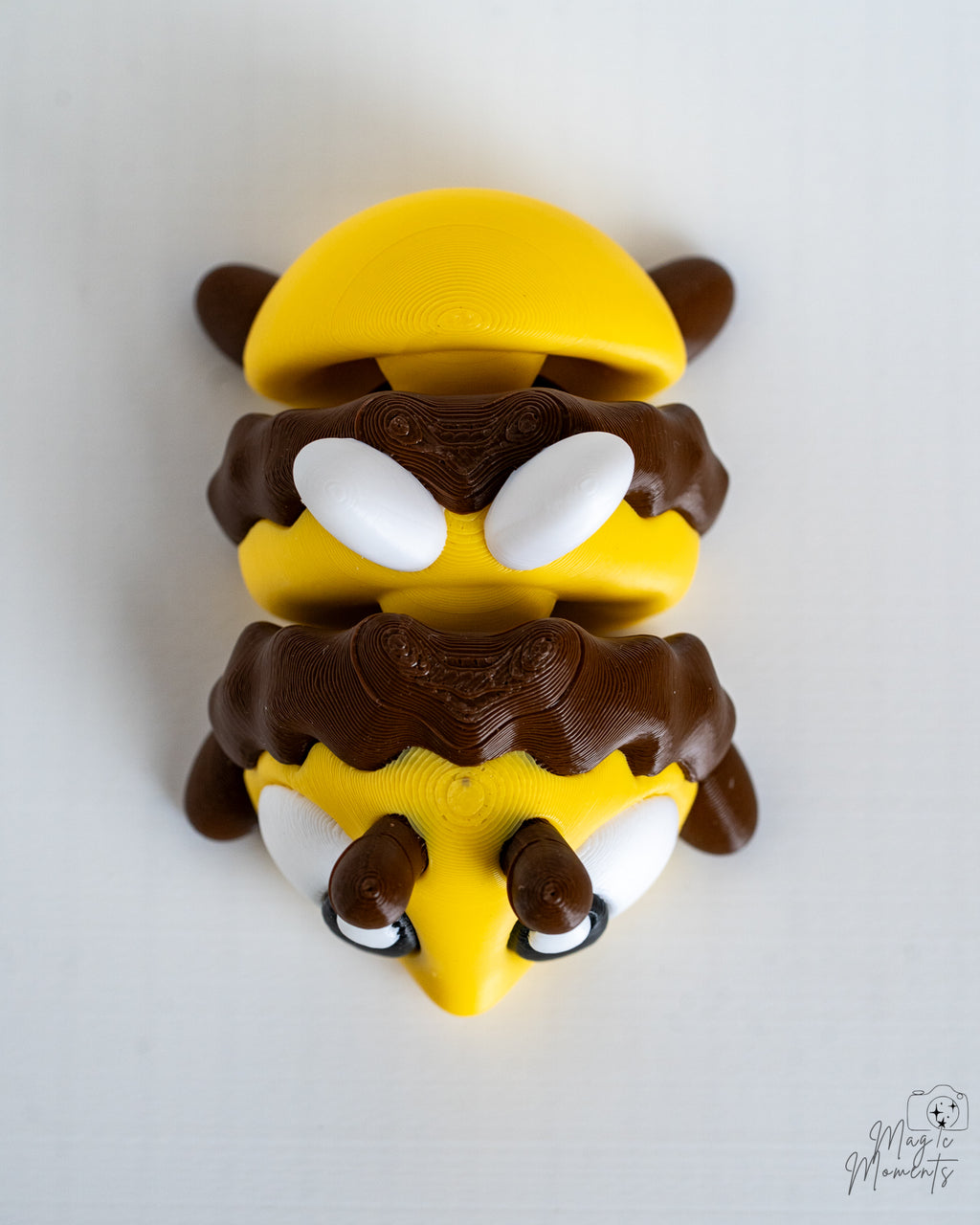 Articulated Bee Figurine - Cute Bumblebee Decor