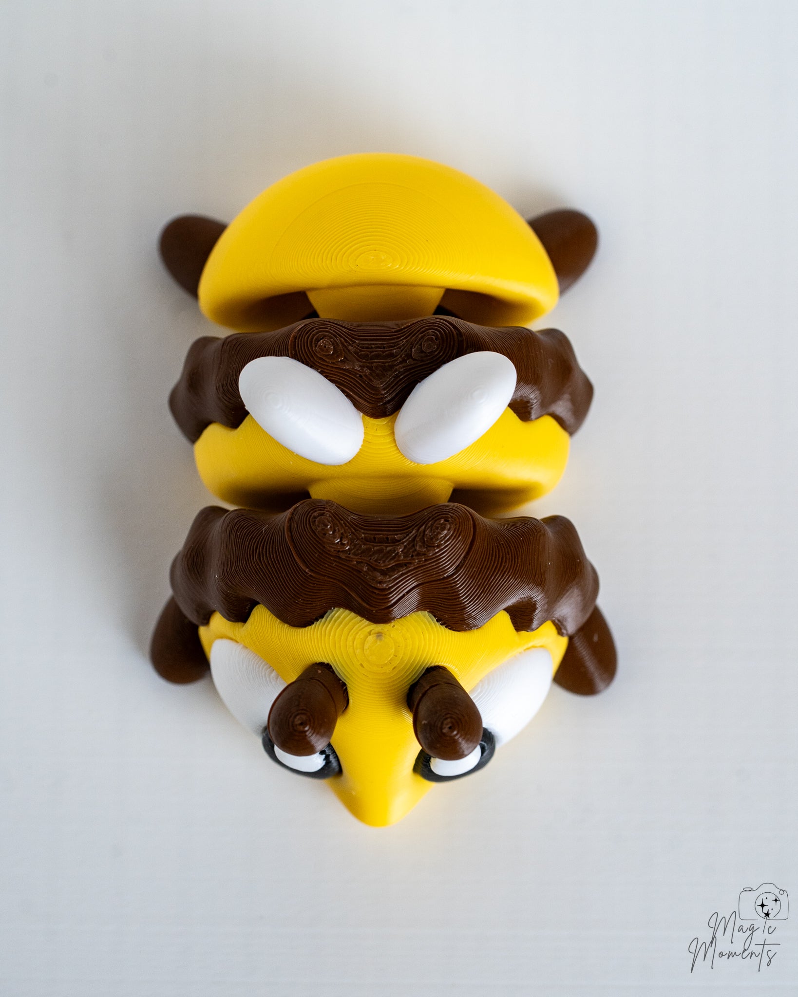 Articulated Bee Figurine - Cute Bumblebee Decor