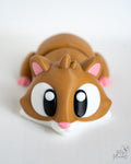 Cute hamster decorative figure