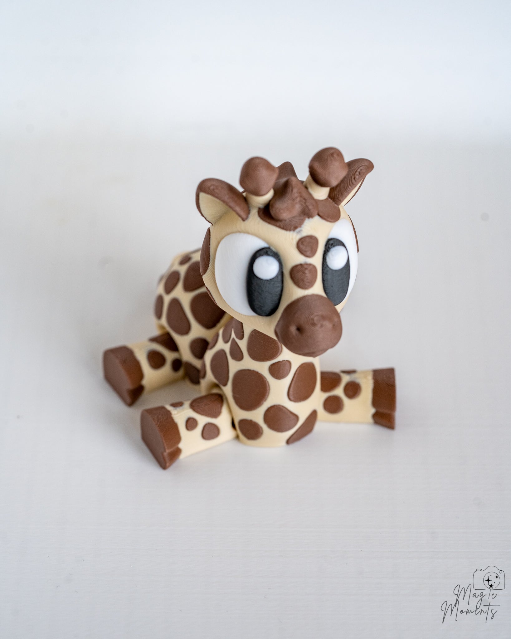 Cute giraffe figurine sitting down