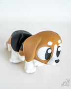Cute beagle figure